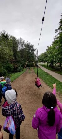 Ausflug der Bärenklasse zum Burbacher Waldweiher